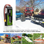 OVONIC 2S 450mAh Lipo Battery 7.4V 100C High Voltage Battery with XT30 Plug for RC Car Truck RC Vehicles Boat Drone RC Airplane Quadcopter Helicopter FPV Racing Hobby Models [4pcs]