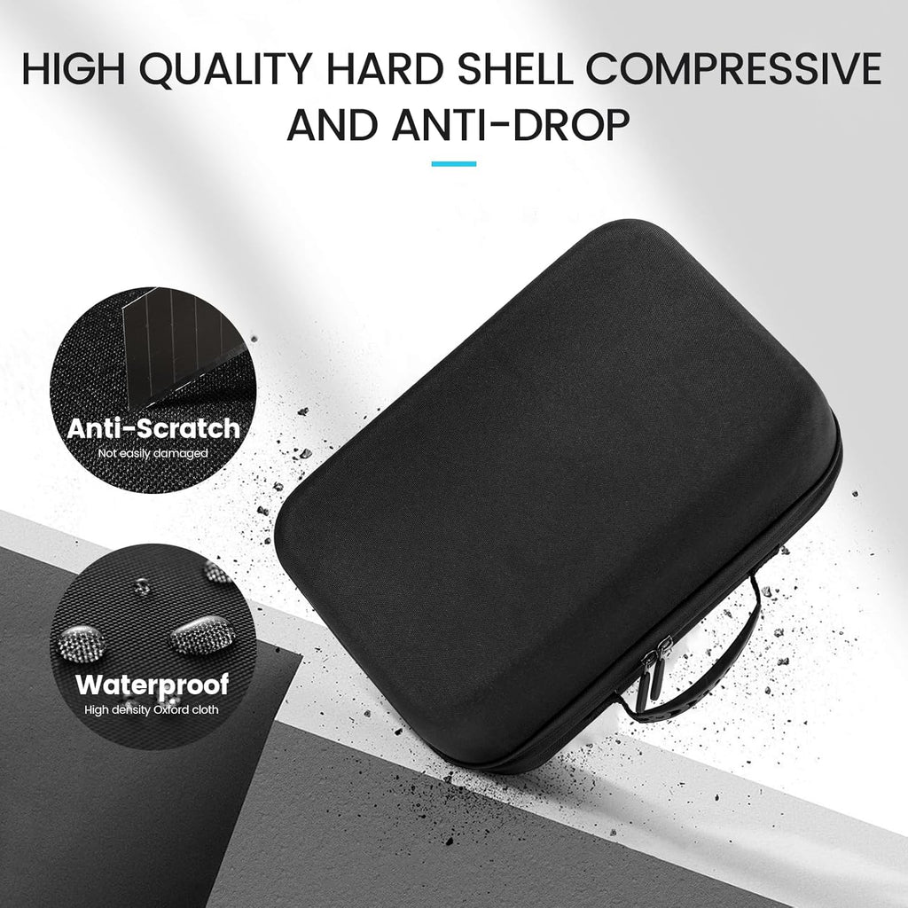 GAGITERVR Neo Carrying Case Compatible with Bundle Motion Fly More Combo DJI Neo, Hard Travel Bag for Goggles N3/3/2 & RC Motion 3 & RC-2/N3/N2/N1/FPV 3 Remote Controllers and Accessories, Blacks