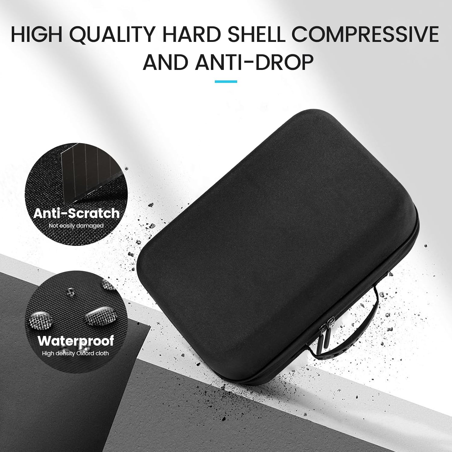 GAGITERVR Neo Carrying Case Compatible with Bundle Motion Fly More Combo DJI Neo, Hard Travel Bag for Goggles N3/3/2 & RC Motion 3 & RC-2/N3/N2/N1/FPV 3 Remote Controllers and Accessories, Blacks