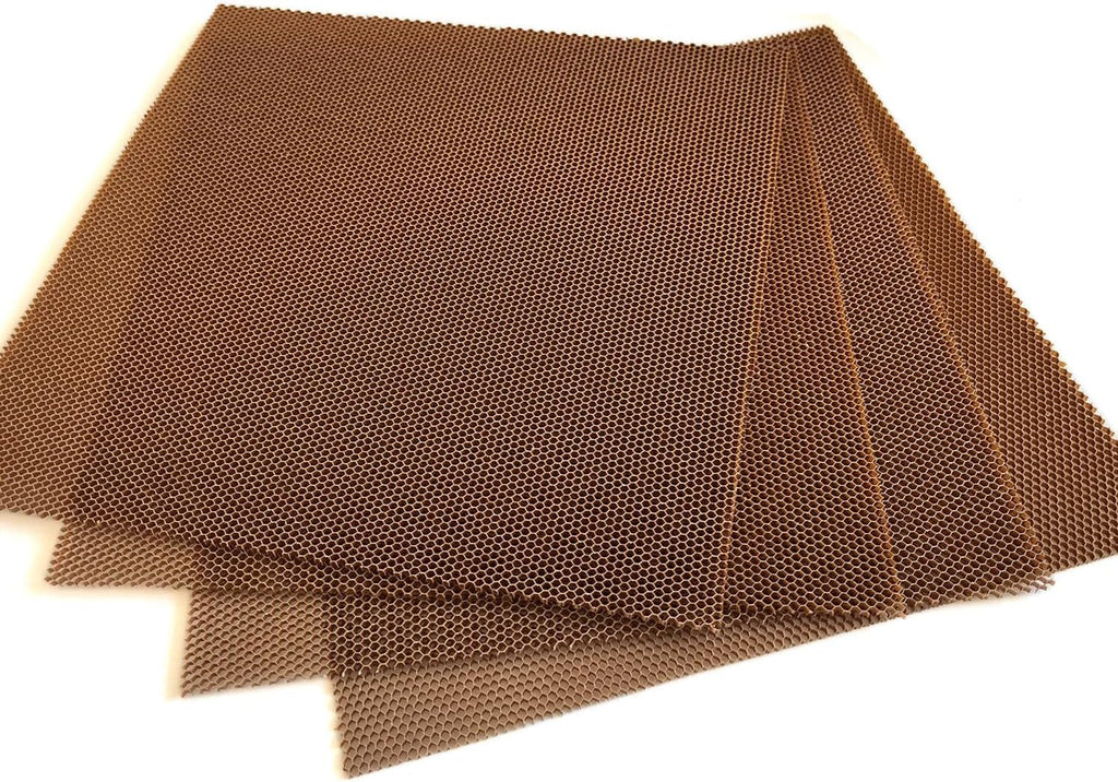 4pcs Aramid Honeycomb Core Sheet Panel 3mm Ultra-Lightweight for RC Cars, Drones, Boat Frames