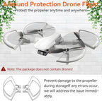 Mini 4K/Mini 2 SE/Mini SE Propellers: with Propeller Guard Landing Gear Leg Extension Propellers Holder Gimbal Cover Total 24 Pcs for DJI Mini 2 Series Drone Accessories Set