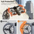 STARTRC Propeller Guard for DJI Neo 2 Accessories, Anti-Collision Height Increasing Protective Cover for DJI Neo 2 Drone (Orange)