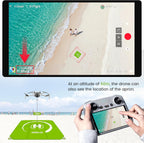STARTRC Drone Landing Pad, Universal Waterproof Portable Fast-Foldable Helipad for Avata 360/Mavic 4 pro/Avata 2/Air 3S/Mini 5 Pro/4/3/2 SE/4K (Sky blue-green, 26-inch/65cm)