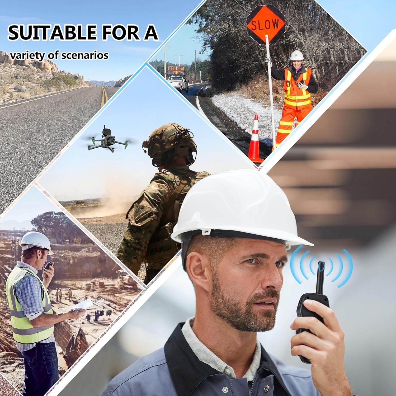 STARTRC Drone Speaker Real-Time Megaphone Portable Interference-Free Long Distance Microphone for DJI Air Series/Mavic 3 series/Mavic 2/Avata Series/Holy Stone Drone