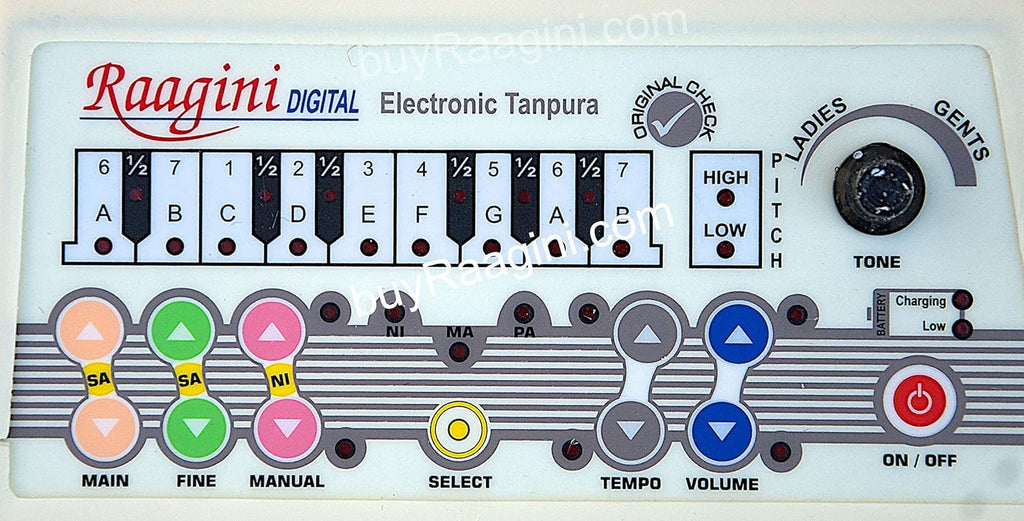 Raagini Digital Electronic Tanpura by Sound Labs - Tambura (PDI-DG)