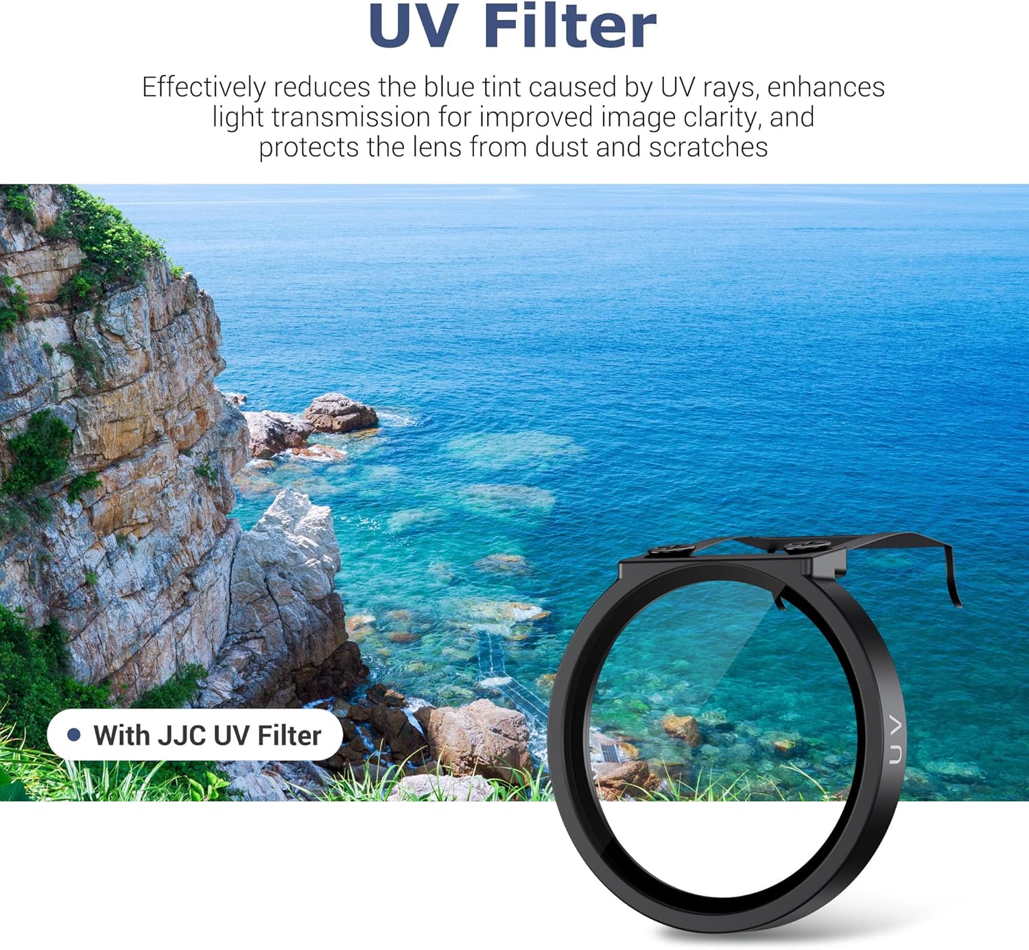 JJC UV Filter Compatible with DJI NEO Drone, Multi-Coated Drone UV Protection Filter with HD Optical Glass & Ultra Lightweight Aluminum