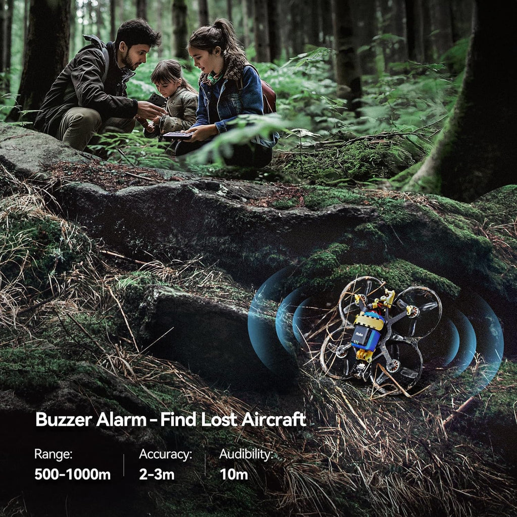 Ruko R111S RC Aircraft GPS Tracker/Finder with Beeper, Light Weight RID Module with Buzzer for FAA Regulation, Spare Part for FPV Drone, FAA Compliant Remote ID Module for Drone, 3 Hours Battery Time