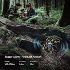 Ruko R111S RC Aircraft GPS Tracker/Finder with Beeper, Light Weight RID Module with Buzzer for FAA Regulation, Spare Part for FPV Drone, FAA Compliant Remote ID Module for Drone, 3 Hours Battery Time