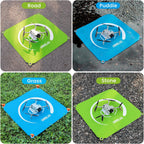 STARTRC Drone Landing Pad, Universal Waterproof Portable Fast-Foldable Helipad for Avata 360/Mavic 4 pro/Avata 2/Air 3S/Mini 5 Pro/4/3/2 SE/4K (Sky blue-green, 26-inch/65cm)
